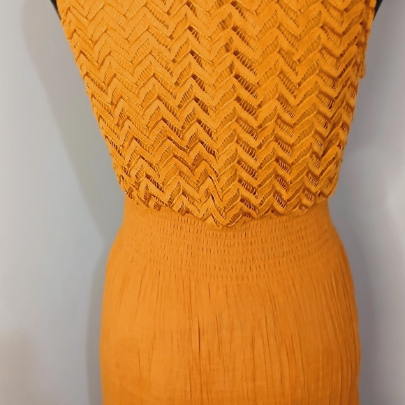 J Gee Mustard Dress Size L - Picture 4 of 5